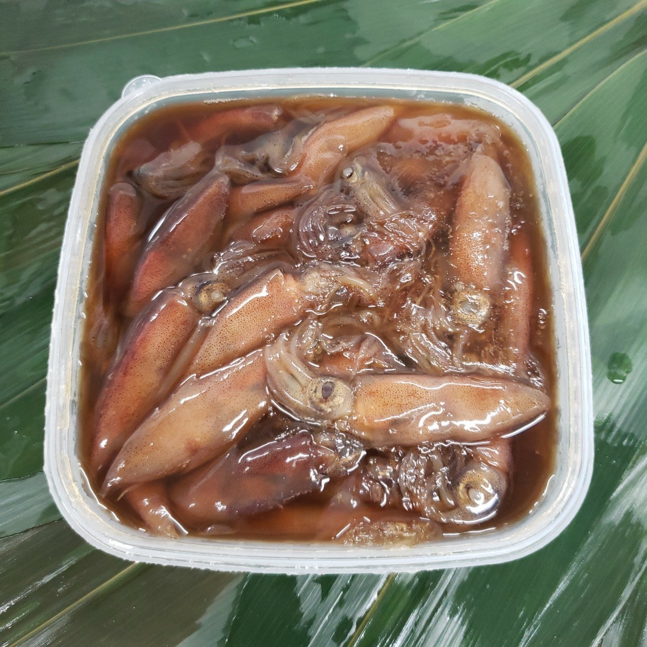 船上ホタルイカ沖漬け